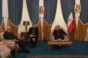 دیدار رئیس حشدالشعبی با دبیر شورای عالی امنیت ملی