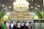 رئیس مجلس به زیارت حرم حضرت رقیه(س) رفت
