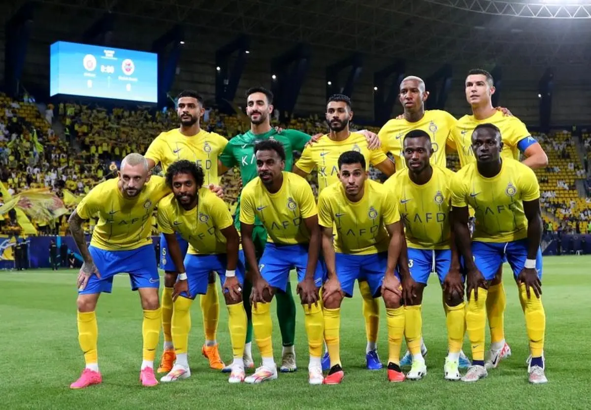 پوستر باشگاه النصر عربستان برای بازی با پرسپولیس