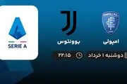 پخش زنده سری آ ایتالیا: امپولی - یوونتوس اول خرداد 1402