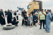 بسته ماندن مرز چذابه رانندگان عراقی را به خیابان کشاند