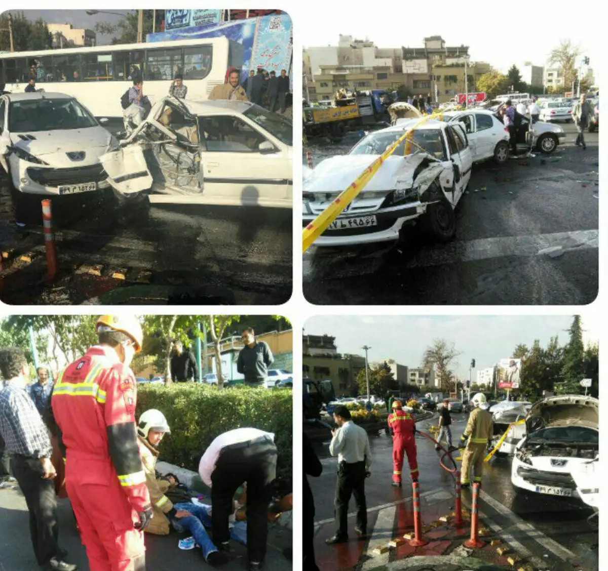 عدم توجه به جلو مهمترین علت تصادفات رانندگی