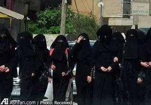 دستگیری یک تروریست داعشی در لباس زنانه+تصویر