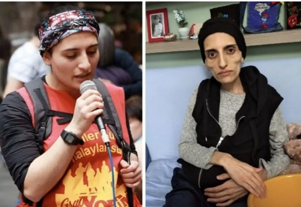 مرگ خواننده زن بر اثر اعتصاب غذا