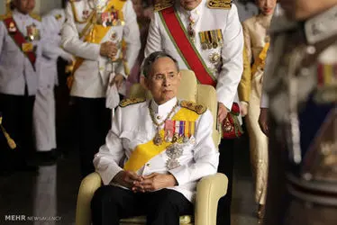 سوگواری برای درگذشت پادشاه تایلند‎
