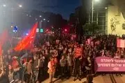 تظاهرات شبانه در تل‌آویو 