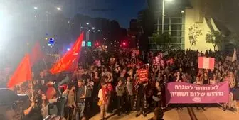 تظاهرات شبانه در تل‌آویو 