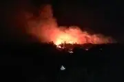 آتش سوزی 25 هکتار از مراتع سلماس مهار شد