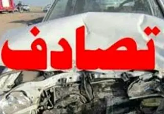 مصدومیت ۲۱  نفر بر اثر تصادف زنجیره ای در محور تهران- زنجان