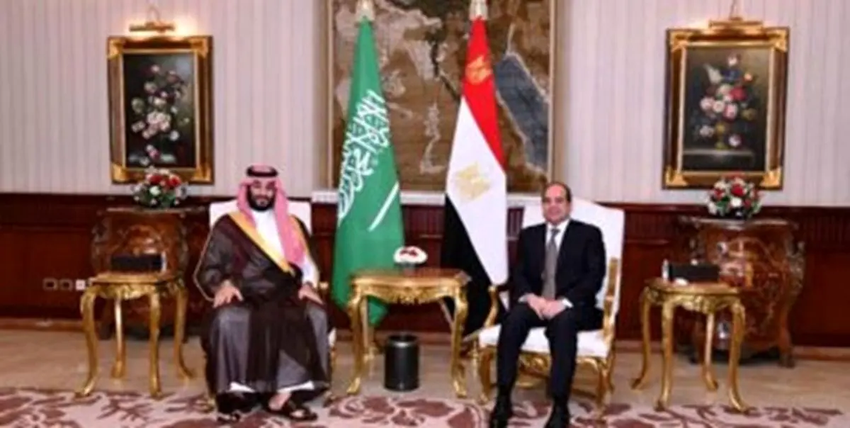 دیدار ولیعهد سعودی با رئیس جمهور مصر