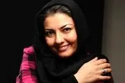 آناهیتا همتی در کنار هوشنگ مرادی کرمانی /عکس