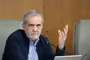 مسعود پزشکیان در کنار رهبر انقلاب +عکس