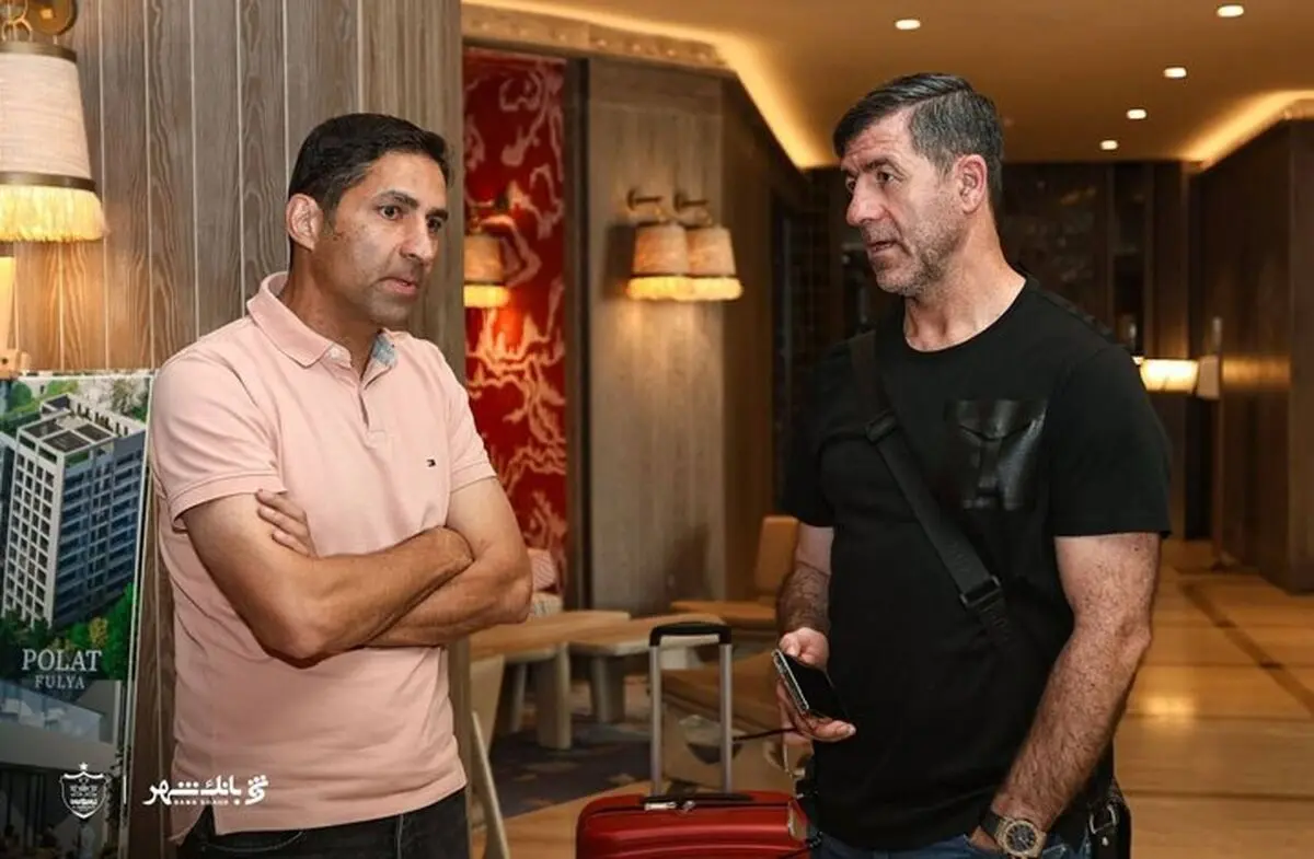 نخستین دیدار هاشمیان با پرسپولیسی‌ها +تصاویر