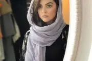 پشت صحنه جالب از عکس های تولد دنیا مدنی/عکس
