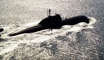 زیردریایی روسی با موشک های کالیبر در آب‌های انگلیس