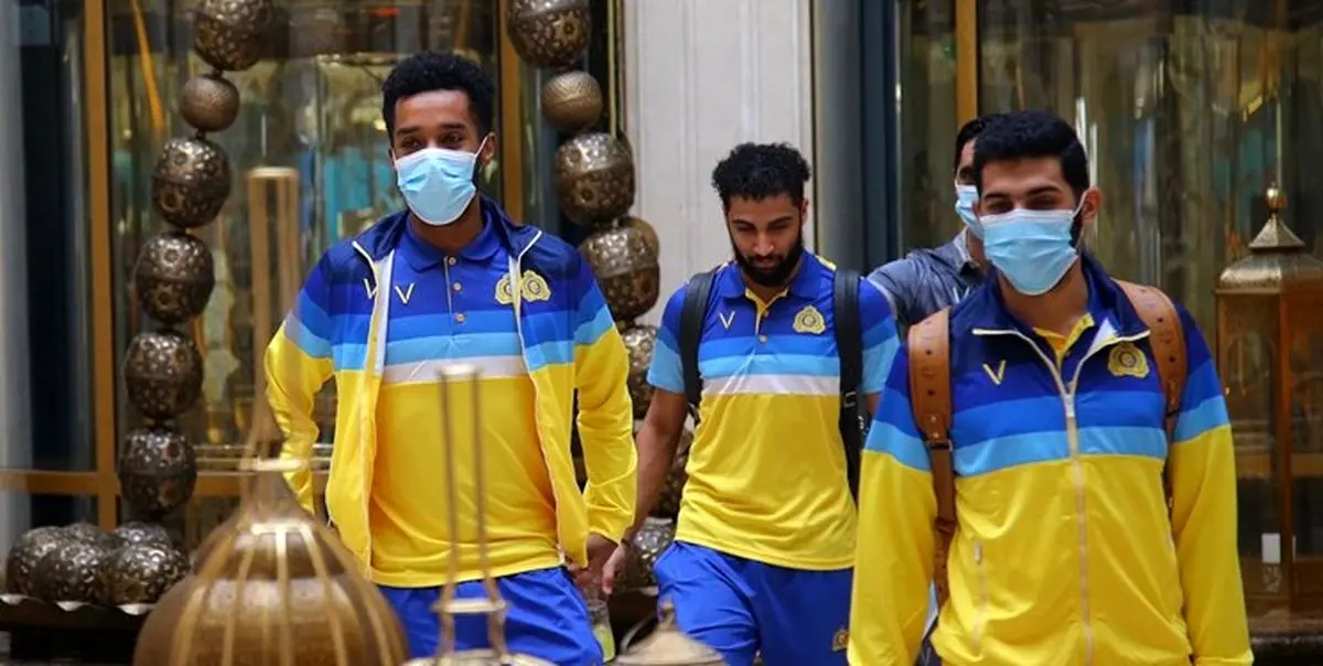 کاروان النصر عازم ورزشگاه جاسم بن حمد شد+عکس