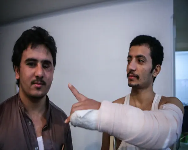 مجروحان یمنی در تهران