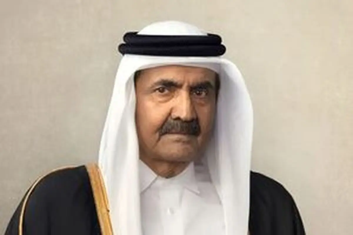 پیکر امیر سابق قطر به خاک سپرده شد +فیلم
