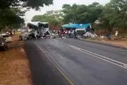 تصادف مرگبار دو اتوبوس در زیمبابوه