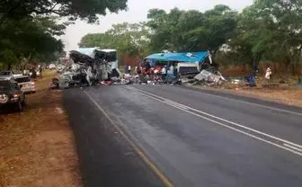 تصادف مرگبار دو اتوبوس در زیمبابوه