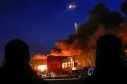 وقوع آتش‌سوزی در یک مرکز تجاری در مسکو