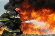 مرگ دردناک کارگر جوان در میان شعله‌های آتش
