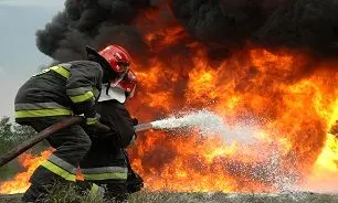 مرگ دردناک کارگر جوان در میان شعله‌های آتش