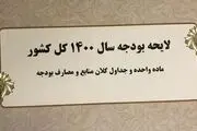 ارسال نظر نهایی شورای نگهبان درباره لایحه بودجه 1400 به مجلس