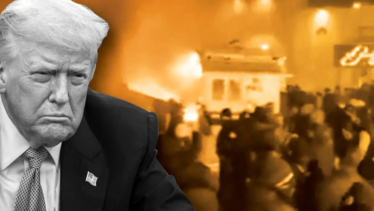 اذعان یک رسانه آمریکایی به نقش ترامپ در اغتشاشات ایران