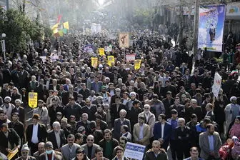 برقراری انضباط شهری در راهپیمایی ٢٢ بهمن