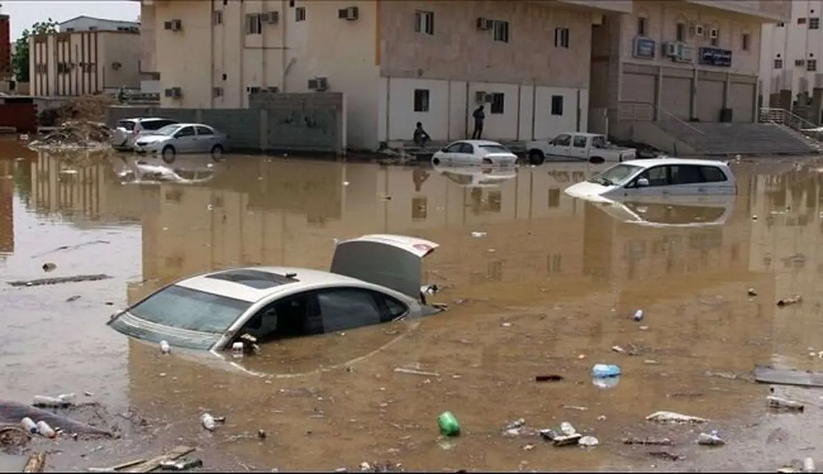 جده زیر آب رفت