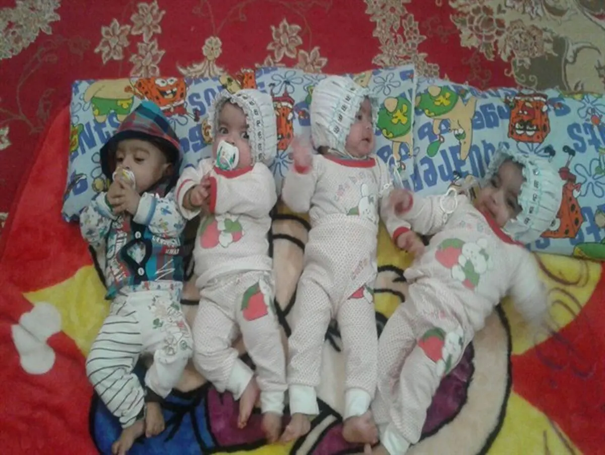 مشکلات خانواده چهار قلوهای سیستانی حل شد