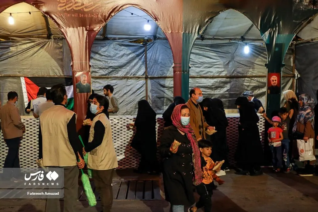 ضیافت افطاری فلسطینی/گزارش تصویری