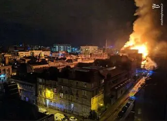 آتش سوزی در گلاسکو