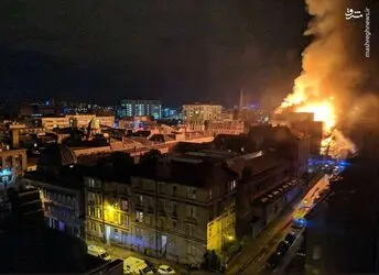 آتش سوزی در گلاسکو