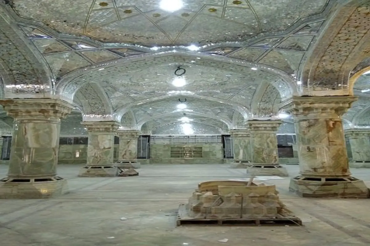 پیشرفت ۸۵ درصدی خاکبرداری صحن حضرت زینب(س) در کربلا