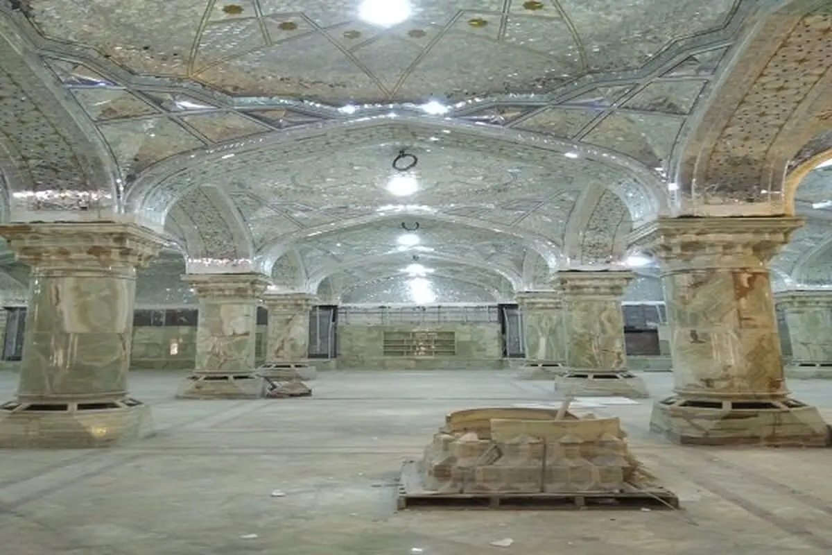 پیشرفت ۸۵ درصدی خاکبرداری صحن حضرت زینب(س) در کربلا
