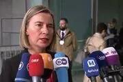 موگرینی: با قدرت از دیوان کیفری حمایت می‌کنیم 