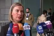 موگرینی: با قدرت از دیوان کیفری حمایت می‌کنیم 