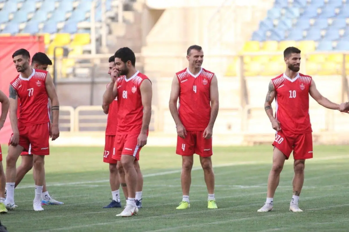 آخرین تمرین پرسپولیس پیش از سفر به تبریز 