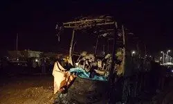شناسایی هویت 10 نفر از جانباختگان سانحه اتوبوس مسافربری در سنندج