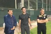 حضور مدیرعامل در تمرین شاگردان نکونام