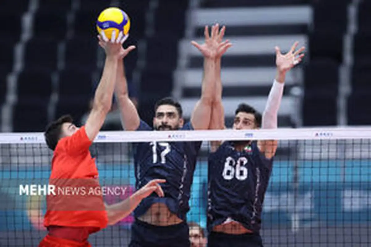 تیم ملی والیبال ایران مقابل ترکیه پیروز شد

