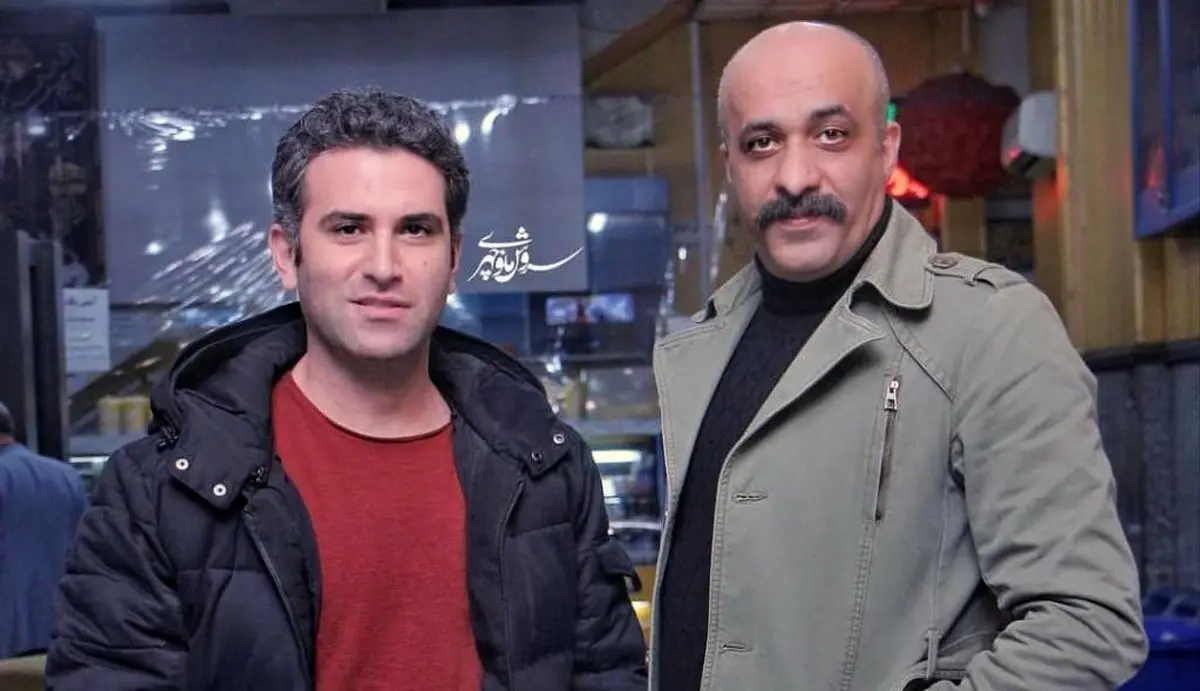 هوتن شکیبا در کنار پژمان بازغی و پیام احمدی نیا+ عکس
