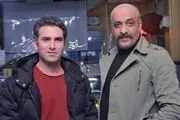 هوتن شکیبا در کنار پژمان بازغی و پیام احمدی نیا+ عکس