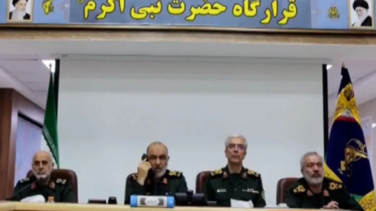 لحظه شروع عملیات ایران و حمله موشکی به اسرائیل از قرارگاه نبی اکرم