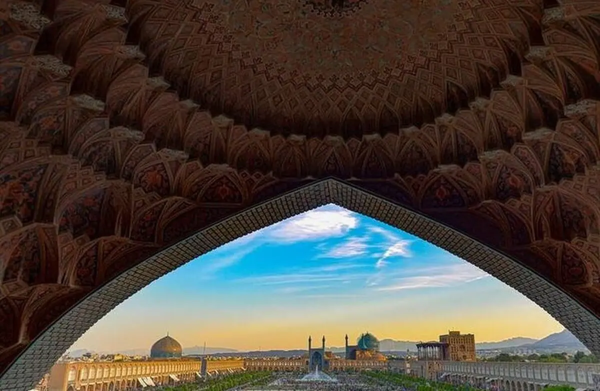 تصویری بی‌نظیر از میدان نقش جهان