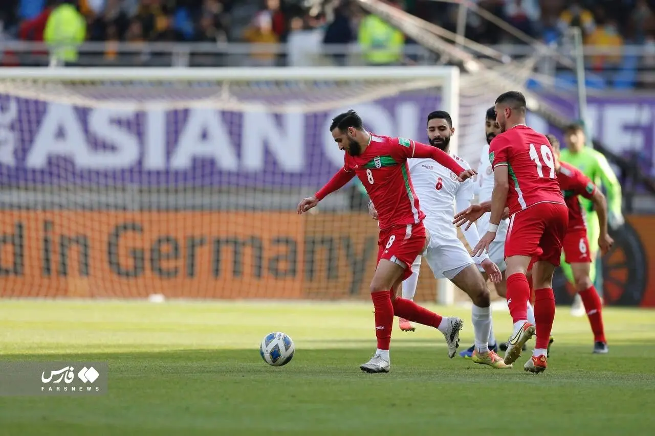 برد شیرین ایران مقابل لبنان/گزارش تصویری