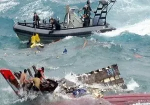 ناپدید شدن ۱۱۶ پناهجو در پی واژگونی قایق در لیبی 