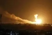  لحظه سقوط موشک در شمال فلسطین اشغالی